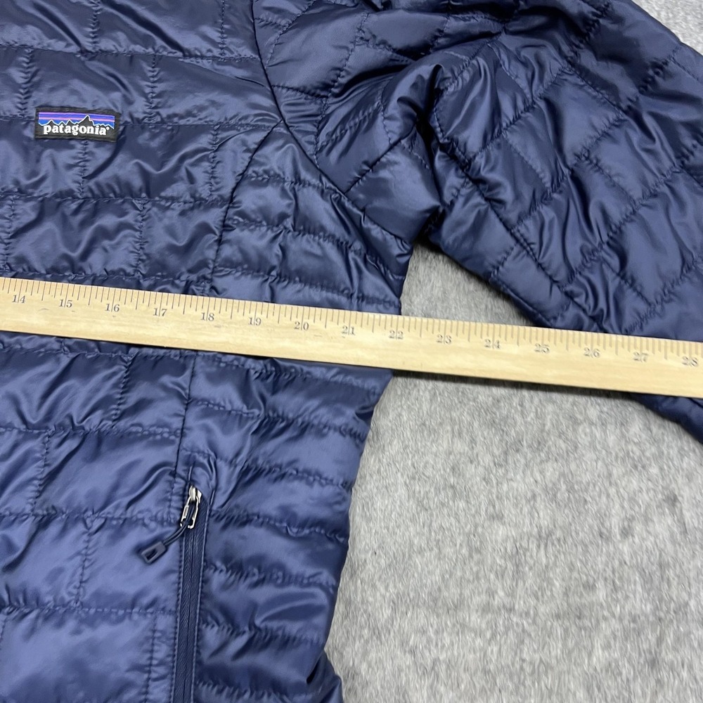 Patagonia Nano Puff Jacket Womens XL Blue Quilted Full Zip Lightweight Insulated - Picture 5 of 15